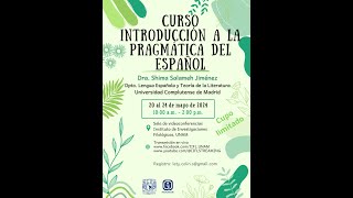 CURSO Introducción a la pragmática del español [upl. by Aluor276]