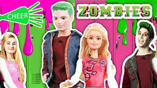 ZOMBIES Disney Channel la película con BARBIE y KEN  Juguetes y Transformaciones Fantásticas [upl. by Duff]