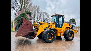 JCB 436 4WD LOADING SHOVEL CW TOE TIP BUCKET [upl. by Katushka]