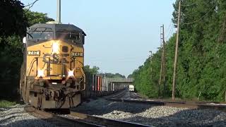 CSX River Line June 2024 PM CP 7030 UP CN 100 AC4400CW ES40DC ES44AH CM44AC ET44AH amp More [upl. by Lohner168]