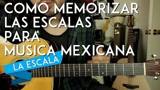 Como SACAR y MEMORIZAR LAS ESCALAS rapidamente  Tutorial Guitarra  LA ESCALA [upl. by Karlik898]