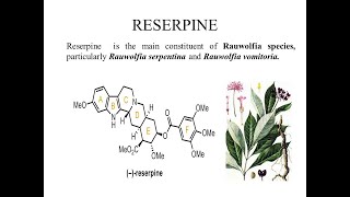 RESERPINE  structure elucidation and Synthesis Dr V Mohanraj  LIFE with CheMistry  Tamil [upl. by Neenaj]