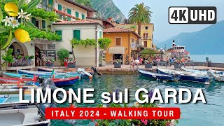 LIMONE SUL GARDA Walking Tour 4K 🍋 ITALY 2024 Lake Garda WALK [upl. by Enegue]