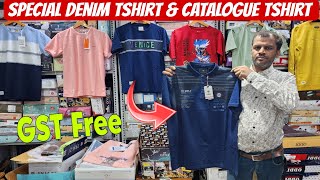 Catalogue Tshirt Wholesaler in Kolkata  Denim Tshirt  Barabazar [upl. by Weylin264]