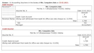 T S Grewal Solutions  Class XI  Chapter 7 Origin of Transactions  Answer 3 [upl. by Mohandis]