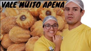 Tudo sobre CHURROS na modeladora máquina de salgados [upl. by Anuaek]