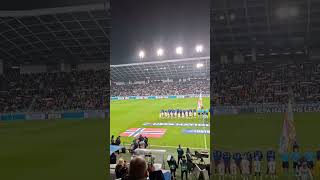 Slovenian anthem vs Norway nationsleague shorts footballpassion [upl. by Ardaed]