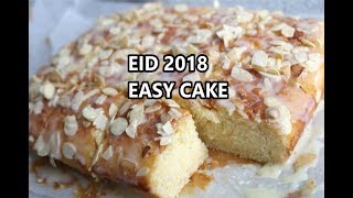 EID 2018 EASY CAKE  EINFACHE EID KUCHEN  EID SPECIAL EID TUTORIAL  Dunyas Kitchen [upl. by Nodnek]