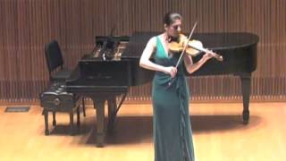 Alana Youssefian  Violin Sonata No 2 in A Minor BWV 1003 Bach [upl. by Annenn]