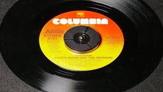 1982 quotTomorrowquot Annie Aileen Quinn amp The Orphans 45rpm vinyl record [upl. by Rehsu557]