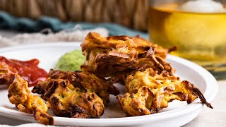 Air Fryer Onion Pakora  Kanda Bhaji [upl. by Irahcaz56]