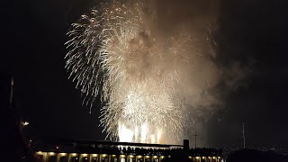 Düsseldorf Japantag 2024  Feuerwerk GoldregenFinale [upl. by Lahcear]