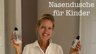 Nasendusche  auch für Kinder geeignet Hilft gegen Stockschnupfen  Dauerrotznase und Allergien 🤧 [upl. by Airdni]