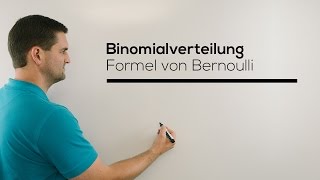 Binomialverteilung Formel von Bernoulli Stochastik BernoulliFormel  Mathe by Daniel Jung [upl. by Suqram]