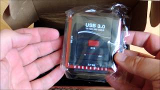 UNBOXING USB 3020 to SATAIDEPATA 2535 Inch Hard Drive Cable Converter [upl. by Hannahoj]