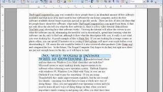 LibreOfficeWriter 14 ParagraphIndent and Spacing [upl. by Lleroj]