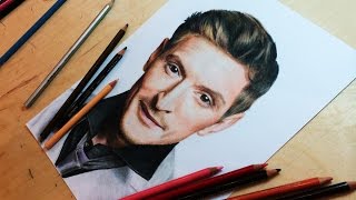 Павел Воля  Портрет Drawing Pavel Volya [upl. by Gnilyarg]