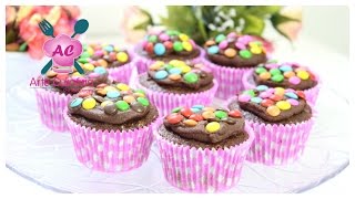 CUPCAKE DE CHOCOLATE RECHEADO [upl. by Ahsilef]