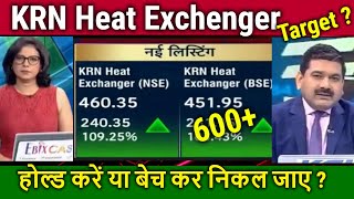 KRN Heat Exchenger Share Analysis Anil SinghviHold or Sell knr heat exchanger Share targetnews [upl. by Enomar716]