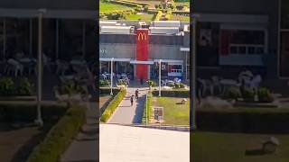 Airview of McDonalds at karachi airport [upl. by Esiom322]