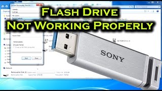 Flash Drive Not Working Properly  Ask A Tech 17 [upl. by Erehpotsirhc]