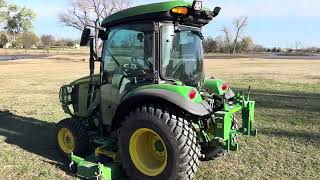 New John Deere 3046R with 72D midmount mower walk around video [upl. by Obau51]