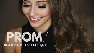 Prom Makeup Tutorial  Kristin Lauria [upl. by Atsilac230]