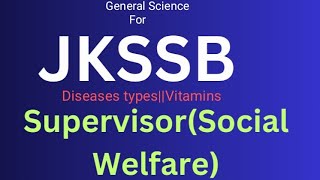 Communicable amp Non communicable Diseases JKSSB SUPERVISORS EXAM [upl. by Inaboy]