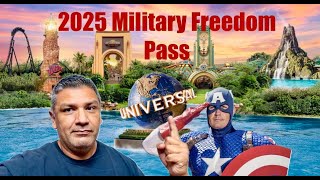 2025 Military Freedom Pass  Universal Studios Florida Shades of Green Exchange and Tickets [upl. by Acinej]