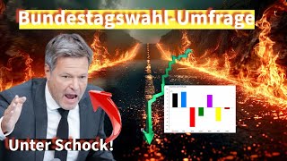 Umfrage Grüne KATASTROPHAL Habeck RASTEST AUS [upl. by Einhoj]