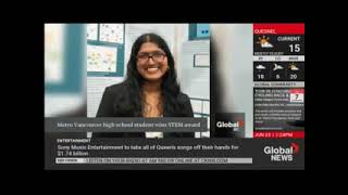 Global News  Sanofi Canada Award Interview [upl. by Rogovy]