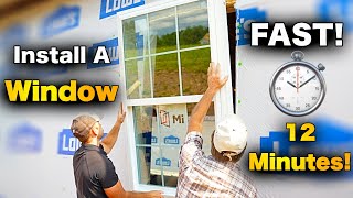 How To Install A Window In 12 Minutes  Beginners Guide [upl. by Rhodes]