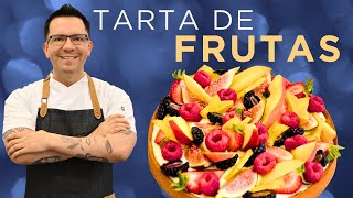 Tarta de frutas La mejor presentación y no se romperá jamás al partirla [upl. by Eitsyrc782]