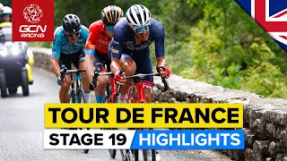 Attack Or Be Attacked  Tour De France 2022 Stage 19 Highlights [upl. by Airdnoed]