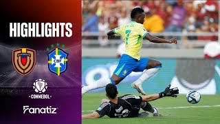 Venezuela 1 x 1 Brazil  Extended Game Highlights  World Cup Qualifiers 2026 [upl. by Lienahs]