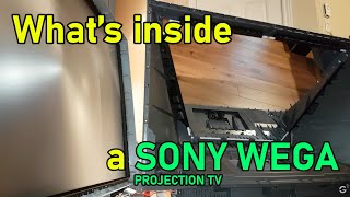 Inside a projection TV  How its made SONY WEGA LCD [upl. by Gilligan787]