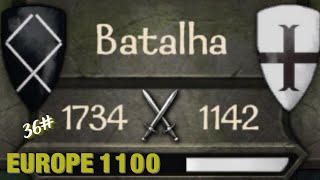 36 EPIC BATTLE VS ALMORAVID EMPIRE 1342 X 1734 MOUNTampBLADE 2 EUROPE 1100 PT BR GAME PLAY [upl. by Emalee]