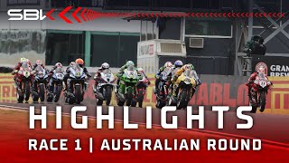 FULL HIGHLIGHTS Race 1 at Phillip Island 🤩  2024 AustralianWorldSBK 🇦🇺 [upl. by Kcirde]