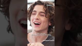 Timothée Chalamet can still speak French [upl. by Myrwyn]