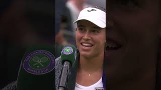 👏👏 La tenista española Jessica Bouzas hace historia en Wimbledon al eliminar a la vigente campeona [upl. by Dnomso110]