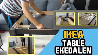 EKEDALEN Extendable table from IKEA Assembly [upl. by Theresa833]