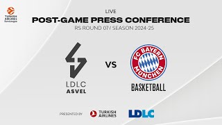 Press conference LDLC ASVEL vs FC Bayern Munich [upl. by Kcirneh]