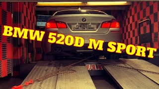 BMW 520D M SPORT 2012  DYNO STAGE 1 REMAPPING 220BHP [upl. by Rebm]