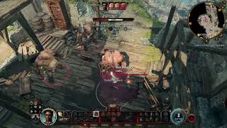 Baldurs Gate 3  Solo Berserker vs Ogre Trio [upl. by Accebar]