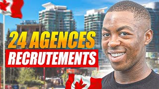 🇨🇦 24 Agences De Recrutements au CANADA Dont Personne Ne Parle Pour 2024 [upl. by Hakon632]