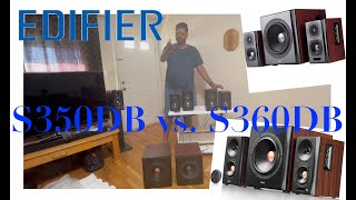 Edifier S350DB vs S360DB Visual Comparison  S360DB Unboxing [upl. by Rebma63]