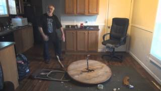 Angry Grandpa Destroys Kitchen Table [upl. by Merwyn403]