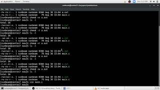 quotchmodquot command in linux with practical [upl. by Atinauq605]