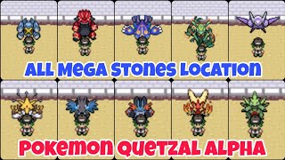 Pokemon Quetzal 070 All Mega Stones Location Updated [upl. by Alabaster]