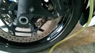 Motorcycle Brake Fluid Change [upl. by Atile]